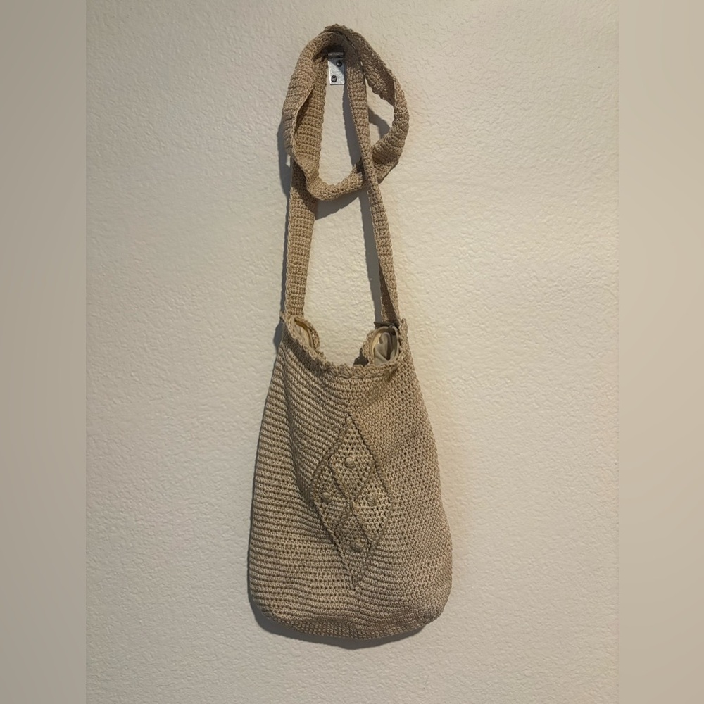 Handcrafted Tan Woven Bag